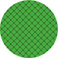 thumbnail image 1 of Ahgly Company Tapis Rond Lavable en Machine Intérieur Transitionnel Vert Lime, 5 Pieds Rond, 1 of 7