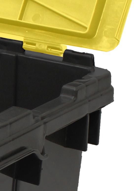 RAMTUFF 45L Flip top tote Black and Yellow