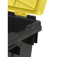 thumbnail image 5 of Bac à couvercle rabattable RAMTUFF Noir et jaune 45L, 5 of 5