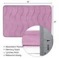 thumbnail image 3 of DJN Up to 30% Off Carpet Bathroom Absorbent Floor Mat Kitchen Mat Entry Bathroom Non Slip Foot Mat Memory Sponge Door Mat Door Mat Bedroom Rug Absorbent Shower Mat polyester Mint Green D, 3 of 6