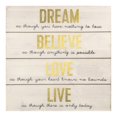 thumbnail image 1 of 12x12 hometrends Inspirational Mdf Pallet Wall Art, 1 of 5