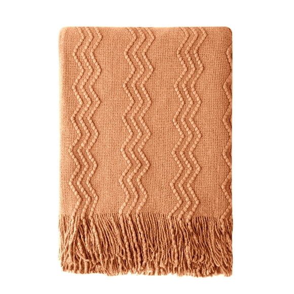Bourina Rhombus Almond Throw Blanket for Couch, Suitable for Adult, Soft and Lightweight, 50"⨉60"