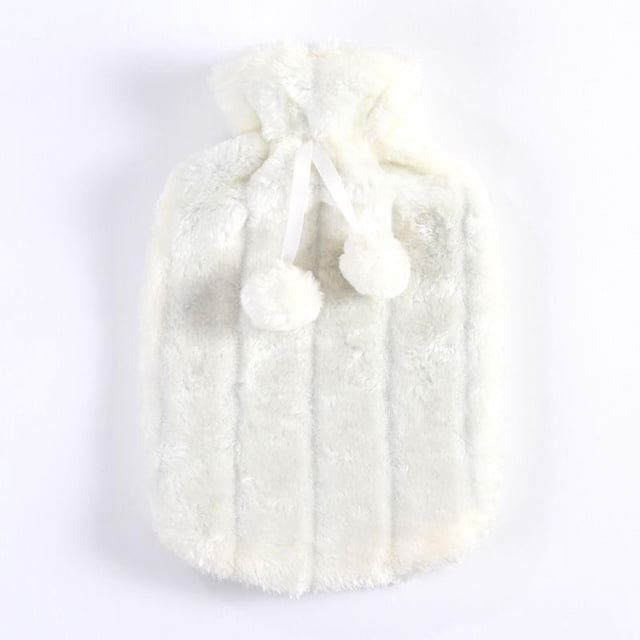 Yhmxh Home and Kitchen,Home Essentials 2L Hot Water Bottle Faux Fleece Cloth Cover Thermotherapy Fresh-keeping Cover Hot Warming Cold Protection Removable Hot Water Bottle Covers