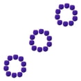 thumbnail image 3 of QualitChoice Lot de 10 Balles d'Eau Réutilisables Jeu de Piscine Plage Jouets Absorbants Interactifs Rebondissants Parent-Enfant Violet 3Ensemble, 3 of 6