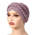 thumbnail image 3 of Milk Silk Hijab Headband Two Tone Solid Color Head Wrap with Design for Daily Wear and Comfort, 3 of 3