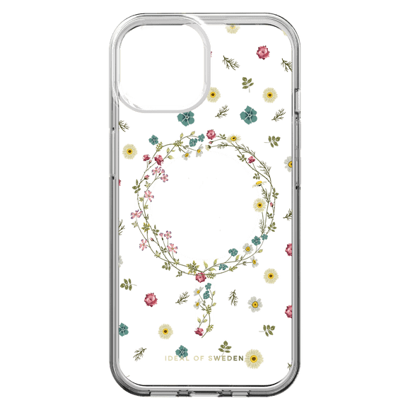Ideal of Sweden Clear Mid MagSafe Case Petite Floral for iPhone 16e/15/14/13