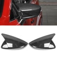 thumbnail image 1 of Rearview Mirror Cover, Pair ABS Horn Style Side Mirror  Housing Protector Cover Fit For 3 Axela 2020, 1 of 8