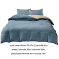 thumbnail image 3 of Queen Bedding Set under $5! CQCYD Queen Size Bedding Set, 4 Piece Bedding Collection, Washed Cotton Sheets, Teen Dorm Bedding, Comfortable Bed Set, Fresh Color Design, Complete Bedding Package, 3 of 6