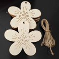 thumbnail image 2 of XZNGL Travel Bag 10Pcs Wood Rabbit Hanging Ornaments With Twines for Easter Party Decoration, 2 of 7