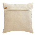 thumbnail image 3 of Pillow Cover, Brown 18"x18" (45x45 cm) Throw Pillows, Velvet Patchwork Throw Pillows For Couch, Striped Pattern Modern Style - Velvet Band Choco, 3 of 3
