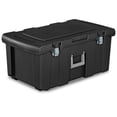thumbnail image 1 of Coffre de rangement Footlocker de Sterilite en noir, 1 of 3