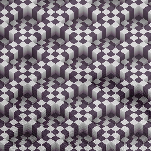 oneOone Silk Tabby Wine Fabric Geometrical Sewing Craft Projects Fabric Prints By Yard 42 Inch Wide