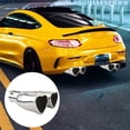 thumbnail image 1 of Embout d'Échappement Double en Forme de Cœur / Accessoire de Modification de Voiture pour une Performance et un Style Améliorés / Construction en Acier Inoxydable pour Berline, VUS Ou Voiture de Sport, 1 of 5
