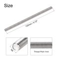 thumbnail image 3 of Unique Bargains M6 x 120mm Fully Threaded Rod 304 Stainless Steel Right Hand Threads 15 Pack, 3 of 4