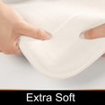 thumbnail image 3 of ORUYROP Memory Foam Bath Mat Large Size, Soft and Comfortable, Super Water Absorption, Non-Slip, Thick, Machine Wash, Easier to Dry for Bathroom Floor Rug (60.2 x 24 Inch, Cream), 3 of 7