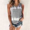 thumbnail image 2 of Dagugfen Plus Size Tank Tops for Women Comfy Lightweight Sleeveless Loose Color Block Round Neck Shirts Fashion, 2 of 6