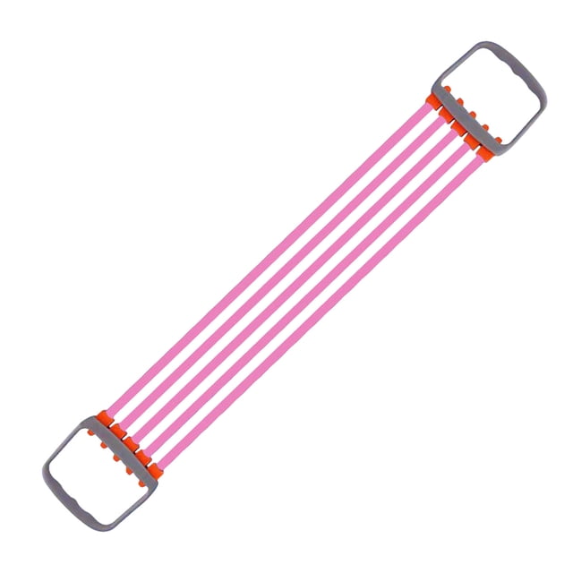 Hearth & Gear Corde Élastique D\'entraînement Physique / Bande d'Exercice pour Bras Extensible 5 Ressorts Réglable Expanseur de Poitrine Dispositif d'Entraînement des Bras Cordes Élastiques Exercice Ergonomique pour Femmes Hommes 1 Pce Boucle Amplificateur Bande de Tapis de Yoga
