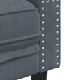 thumbnail image 5 of vidaXL Chesterfield Sofa Chair Dark Grey Velvet, 5 of 5