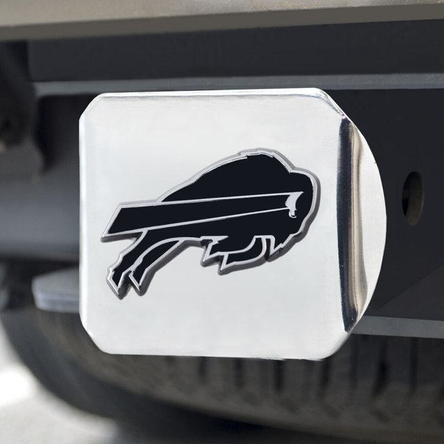 Housse d'Attelage Buffalo Bills, Emblème Chromé sur Chrome
