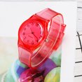 thumbnail image 1 of Dvkptbk Watch Transparent Color Plastic Pvc Strap Dial Ladies Fashion Quartz Watch Watches, 1 of 2