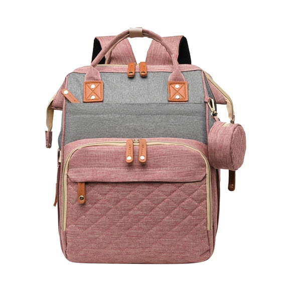 TopLLC Sac à Couches Sac à Dos, Grand Sac à Couches pour Bébé à Grande Capacité avec Boucle pour Poussette et Petit Sac, Sac pour Maman Résistant à l'Eau à Multiples Poches avec Port de Chargement USB Sac à Dos de Voyage Multifonction pour Maman et Papa