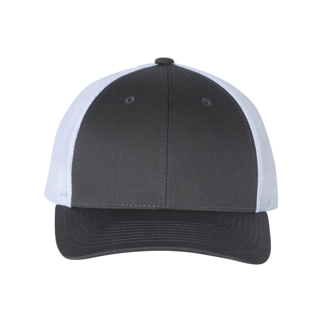 Richardson Low Pro Trucker Cap, M-L, Charcoal-White