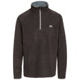 thumbnail image 1 of Trespass Mens 1/2 Zip Microfleece Blackford Black in Size - XXL, 1 of 4