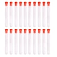 thumbnail image 1 of FRCOLOR Plastic test tube Plastic Test Tubes with Screw Tops for Storage Chemically Resistant Red Color 60*12mm,2.36"X0.47"(LxW), 1 of 5