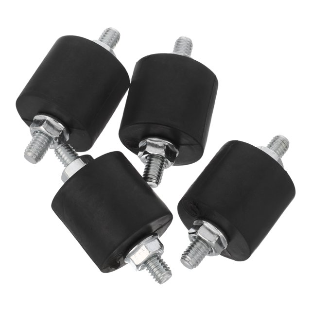 BESTYASH 4Pcs Air Compressor Anti Vibration Pads Black Mounts for Home Use with Strong Abrasion Resistance
