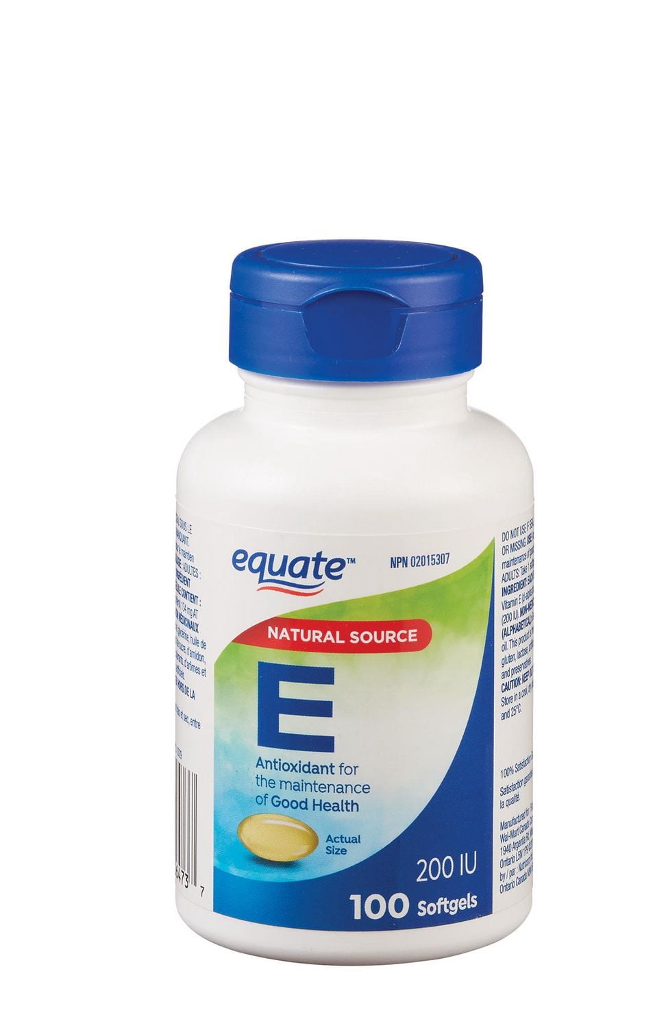 Equate Vitamin E 134 mg AT/200 IU, 100 Capsules