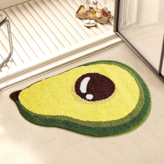 LSLJS Fruit Bath Mat Lovely Bathroom Carpet Especially Absorbent Very Soft and Dry Fast In Children's Room Bathroom Or Other Room Bathroom Rugs