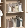 thumbnail image 1 of Closet Shelf Dividers Shelf Divider Holder Organizer for Closet Books Tableware Bags with No Tools Needed Easy Assembly ABS Material, 1 of 7
