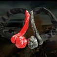 thumbnail image 2 of mmirethe Soft Shackle with Protective Cover Strong Carabiner Ring Pull 38000lbs Hitch Portable Towing Ropes for Red, 2 of 6