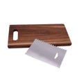 thumbnail image 3 of serony Stainless Steel Cake Scraper Cream Icing Smoothers Teeth Edge Cakes Decorating Sugar Craft Baking Accessory Household Tools 15*9.8cm Type 1, 3 of 9