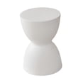 thumbnail image 4 of Siruishop Tabouret Rond pour les Pieds Tabouret Moderne pour Changer de Chaussures pour Chambre de Bébé Salon Salle de Jeux Blanc, 4 of 8