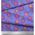 thumbnail image 3 of Soimoi Cotton Cambric Fabric Flower Artistic Fabric Prints by Yard 56 Inch Wide, 3 of 3