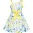 thumbnail image 2 of Girls Dress One Shoulder Sea Star Flower Dress Birthday Party 8 Years, 2 of 6