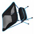 thumbnail image 3 of Chair Outdoor Folding Beach Chair Portable Mesh Back Aluminum Alloy Rack Camping Chair for Fishing, 3 of 8