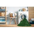 thumbnail image 2 of Ahgly Company Machine Washable Indoor Rectangle Transitional Deep Emerald Green Area Rugs, 5' x 7', 2 of 7