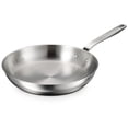 thumbnail image 1 of Tramontina Tempo Tri-Ply Base Stainless Steel 12-Inch Large Frying Pan, Induction-Ready Skillet, Oven-Safe, Dishwasher-Safe, 1 of 6