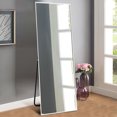 thumbnail image 1 of NeuType Full Length Floor Mirror Rectangular White 59"x19", 1 of 7