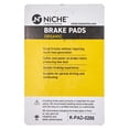 thumbnail image 4 of Niche Organic Brake Pad Set for Harley-Davidson Street Rod Motorcycle MK1002615, 4 of 8