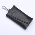 thumbnail image 1 of Multifunction Key Bag Housekeeper Holders Leather Keychain Men Women Buckle Keys Organizer Case, 1 of 3