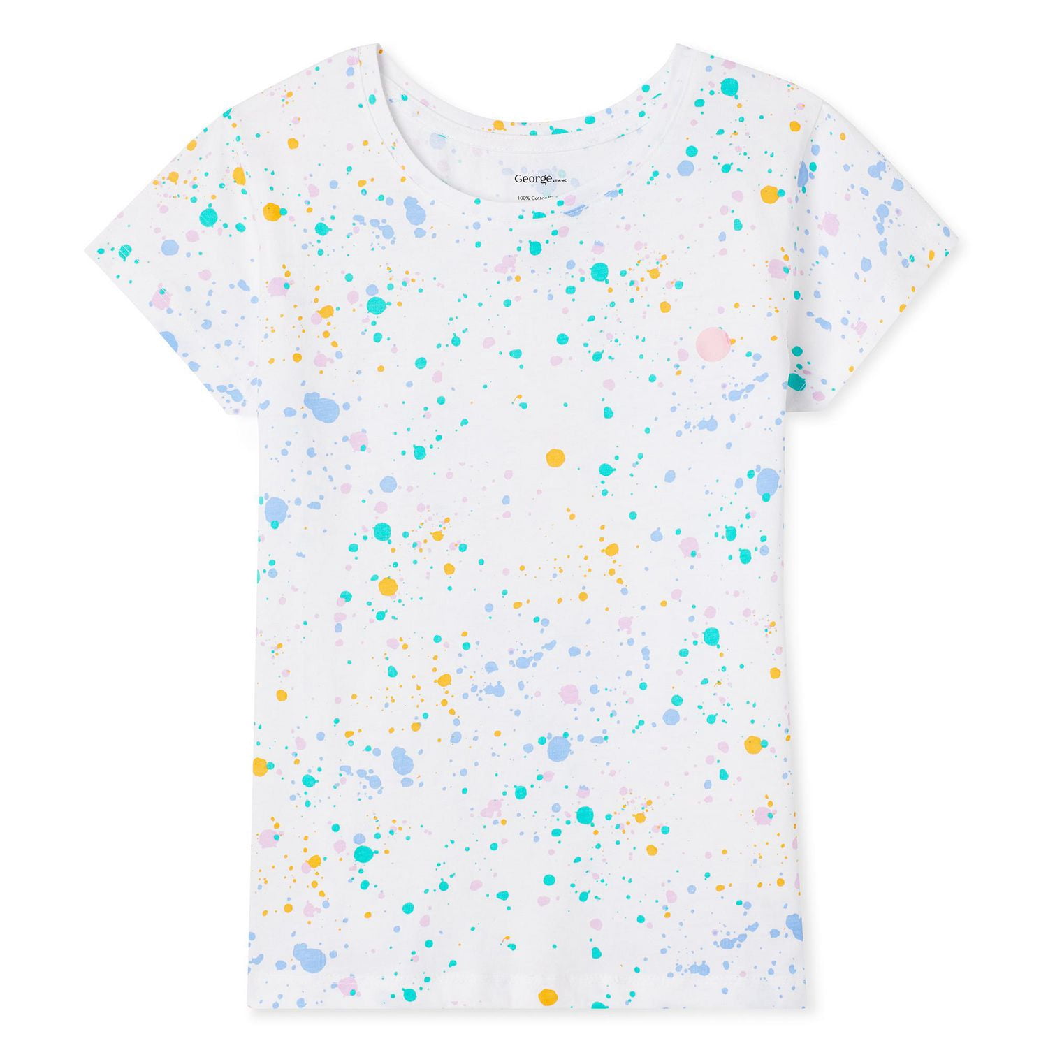 George Girls' Printed Short Sleeve Tee