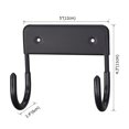 thumbnail image 4 of MesaSe Iron Board Wall Mount Hook Laundry Rooms Storage Rack for Sink Basement Wall Bathroom, 4 of 4