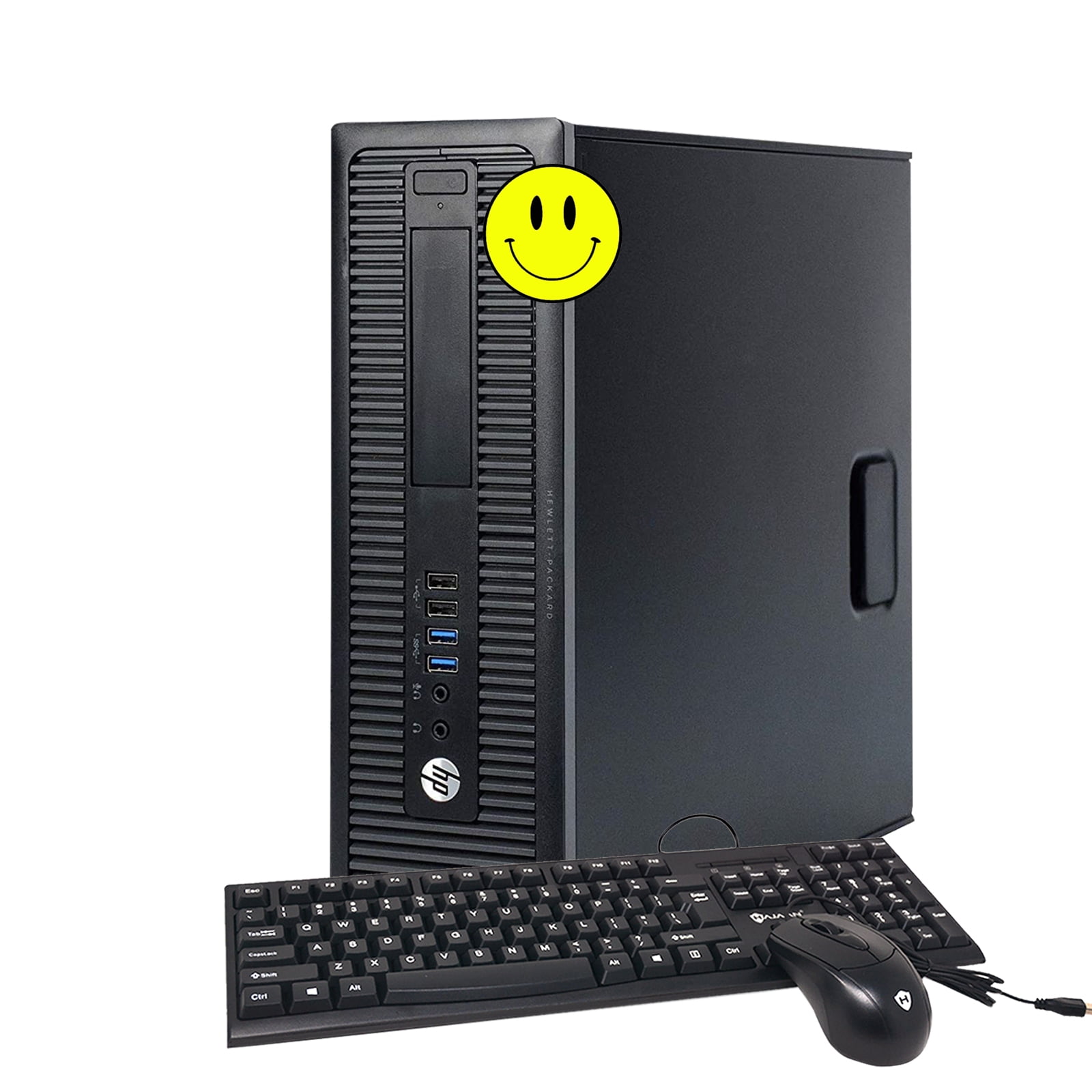 HP EliteDesk 800 Desktop Computer SFF Intel Core i5 8GB RAM 240GB SSD Windows 10 Pro WiFi (Refurbished)