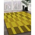 thumbnail image 3 of Ahgly Company Tapis d'Intérieur Lavables en Machine, Carrés Transitionnels Brun Bisque Foncé, Carrés de 4', 3 of 7