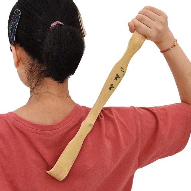 Bamboo Back scratcher, extension back scratcher, suitable for men, women, back itching artifact