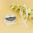 thumbnail image 3 of UNIQUE CREATIV Looped Lace Ribbon White 19 mm (0.75 in) × 2.74 m (¾ in × 3 yd), 2.74 m (9 ft), 3 of 4