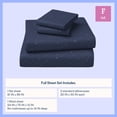 thumbnail image 3 of Mainstays Kids Microfiber Bed Sheet Set, Full, Space, 4 Pieces, 3 of 8